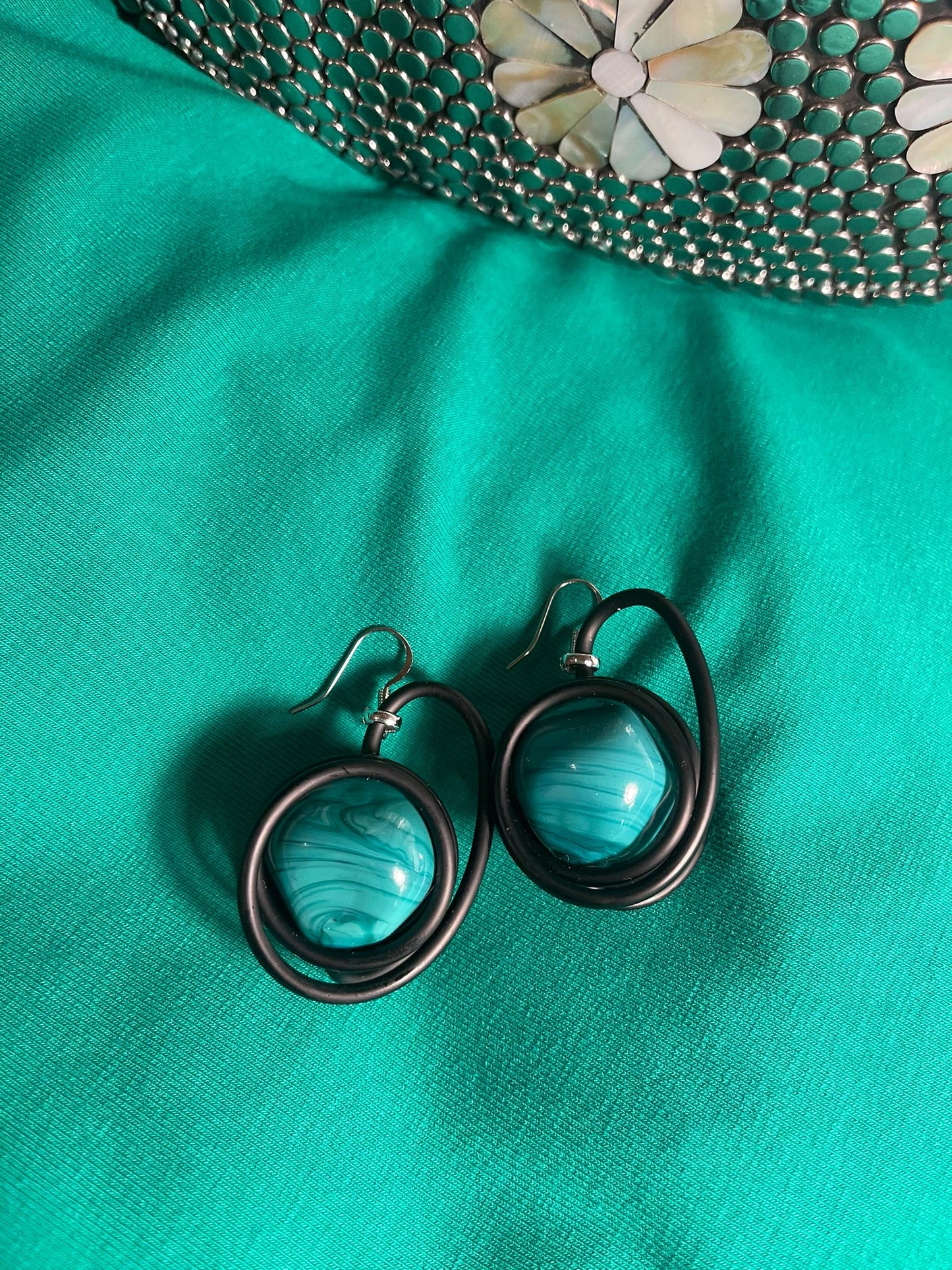 Turquoise Murano Necklace