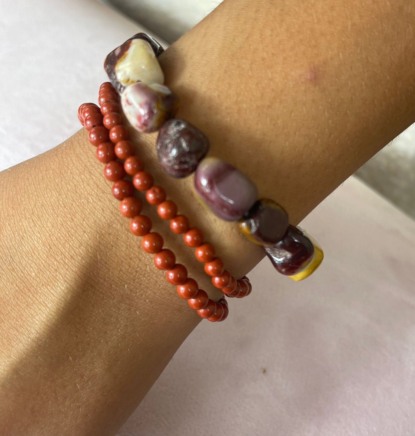 Coral Sea Bliss Beaded Bracelet