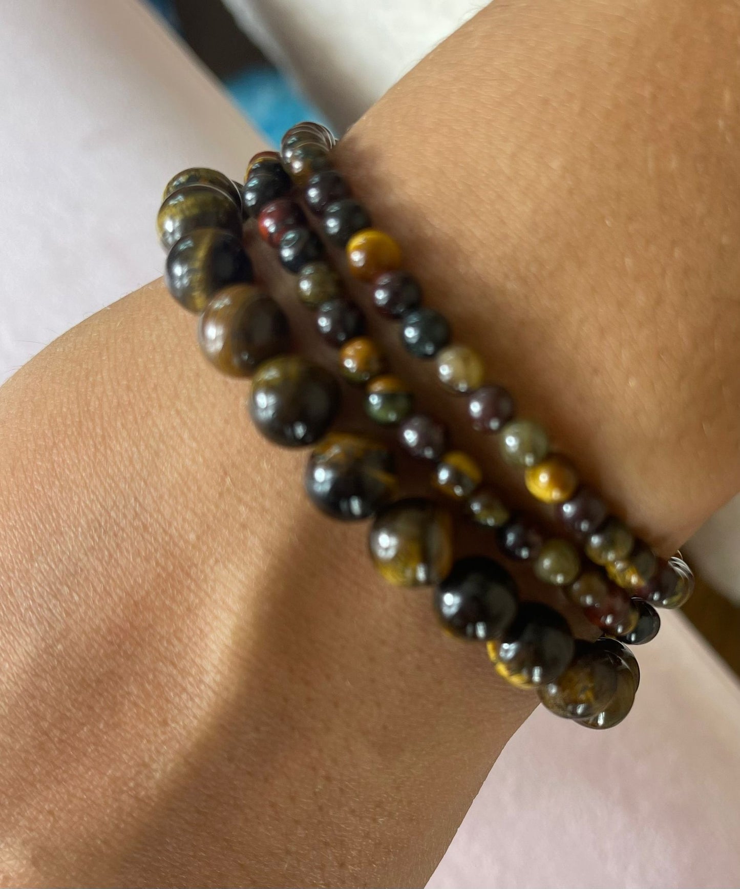 Brown Sea Bliss Beaded Bracelet
