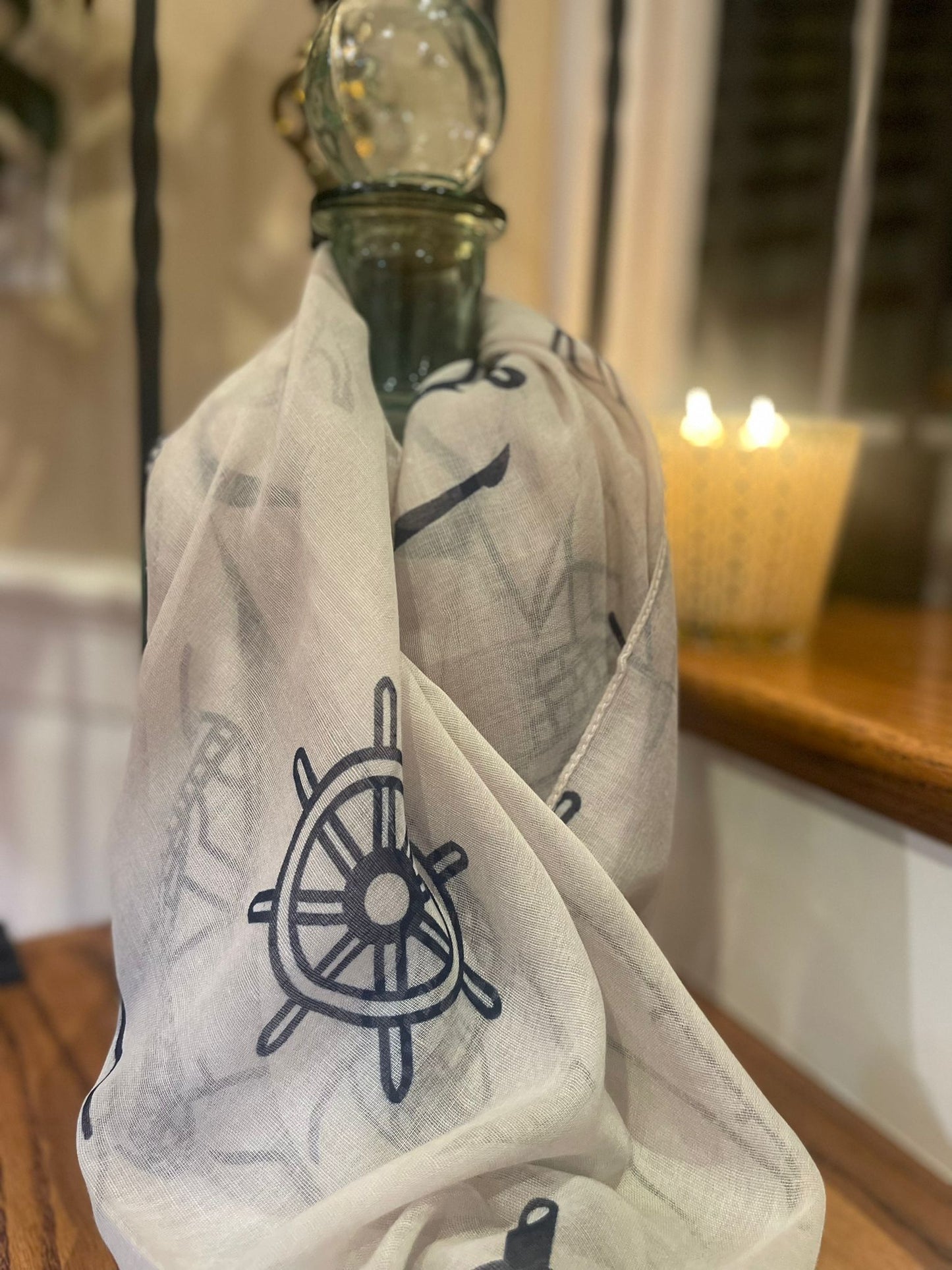 Anchor Print Scarf