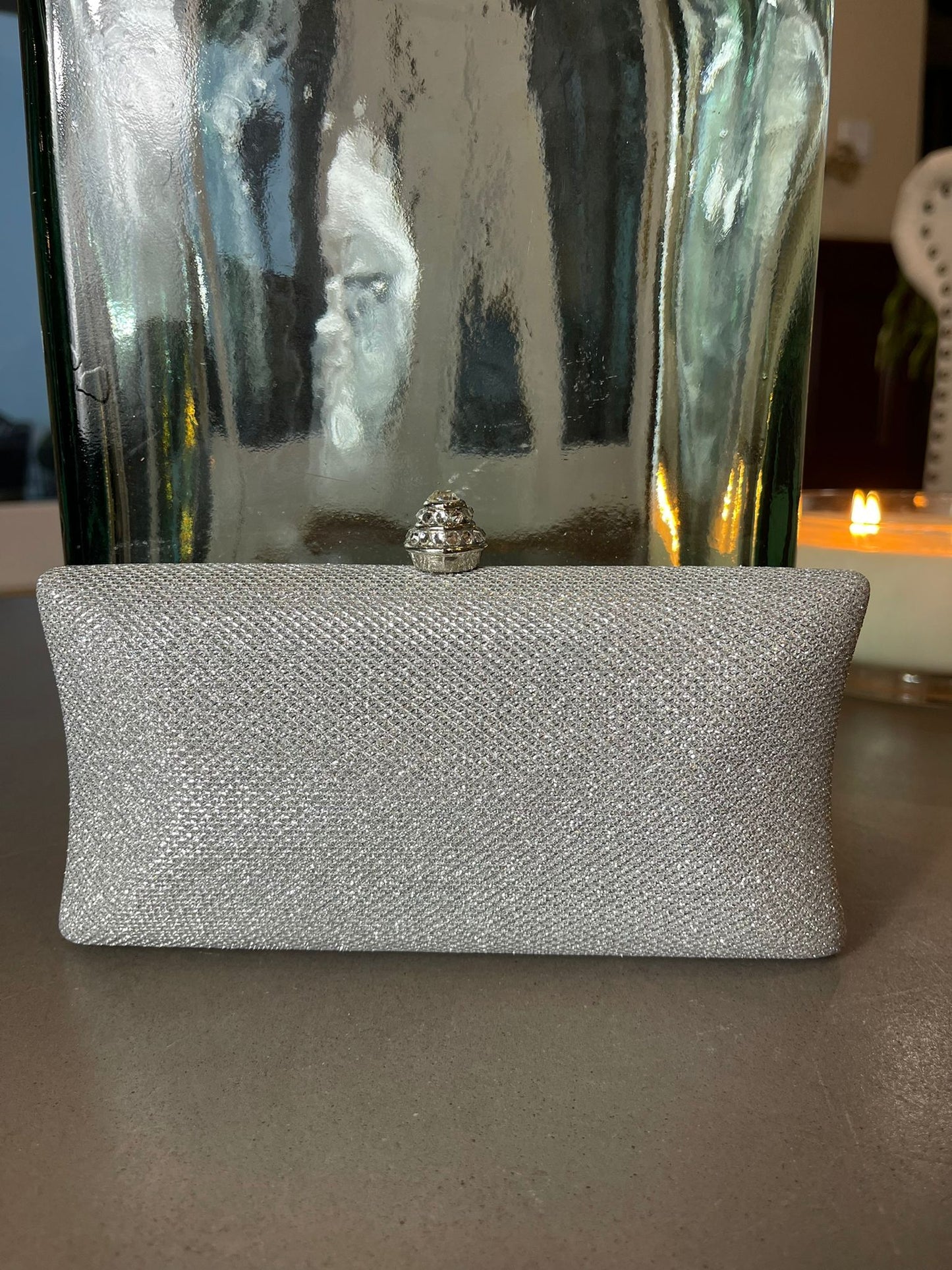 Sterling-Ice Clutch Purse